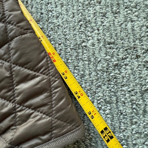 Men's Burberry Brit Russell Quilted Jacket w/plaid lining (Olive/Brown color) - Picture 15 of 16